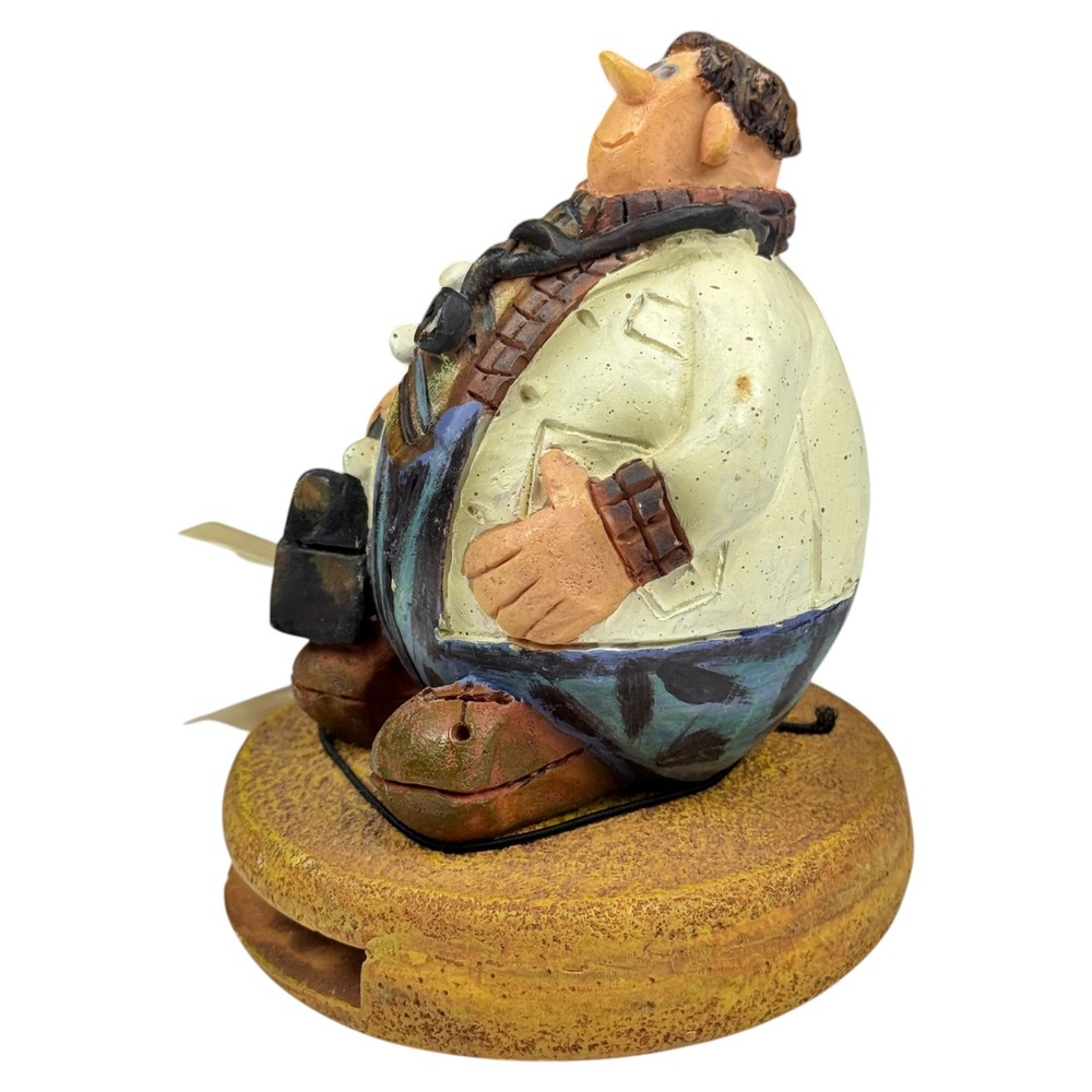 Doctor Man Card Holder Collection Sara Meadows Artist 2003 Figurine Sculpture - Picture 5 of 10